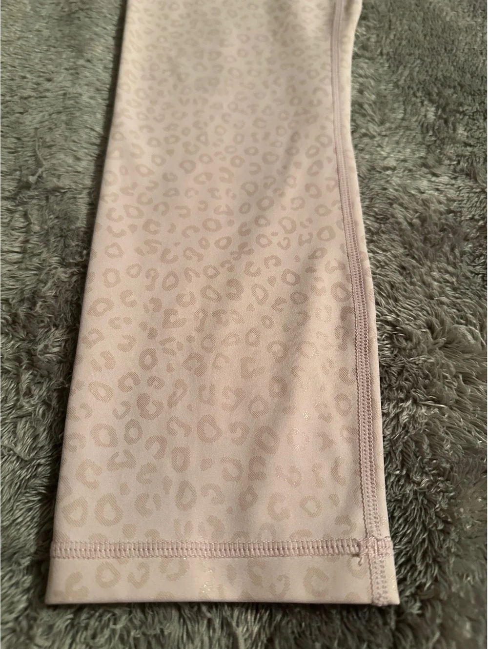 ZYIA Active Light n Tight Hi-Rise Leggings Soft Leopard Pink Size 8-10